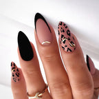 Gradient Wearing Fake Nails Long