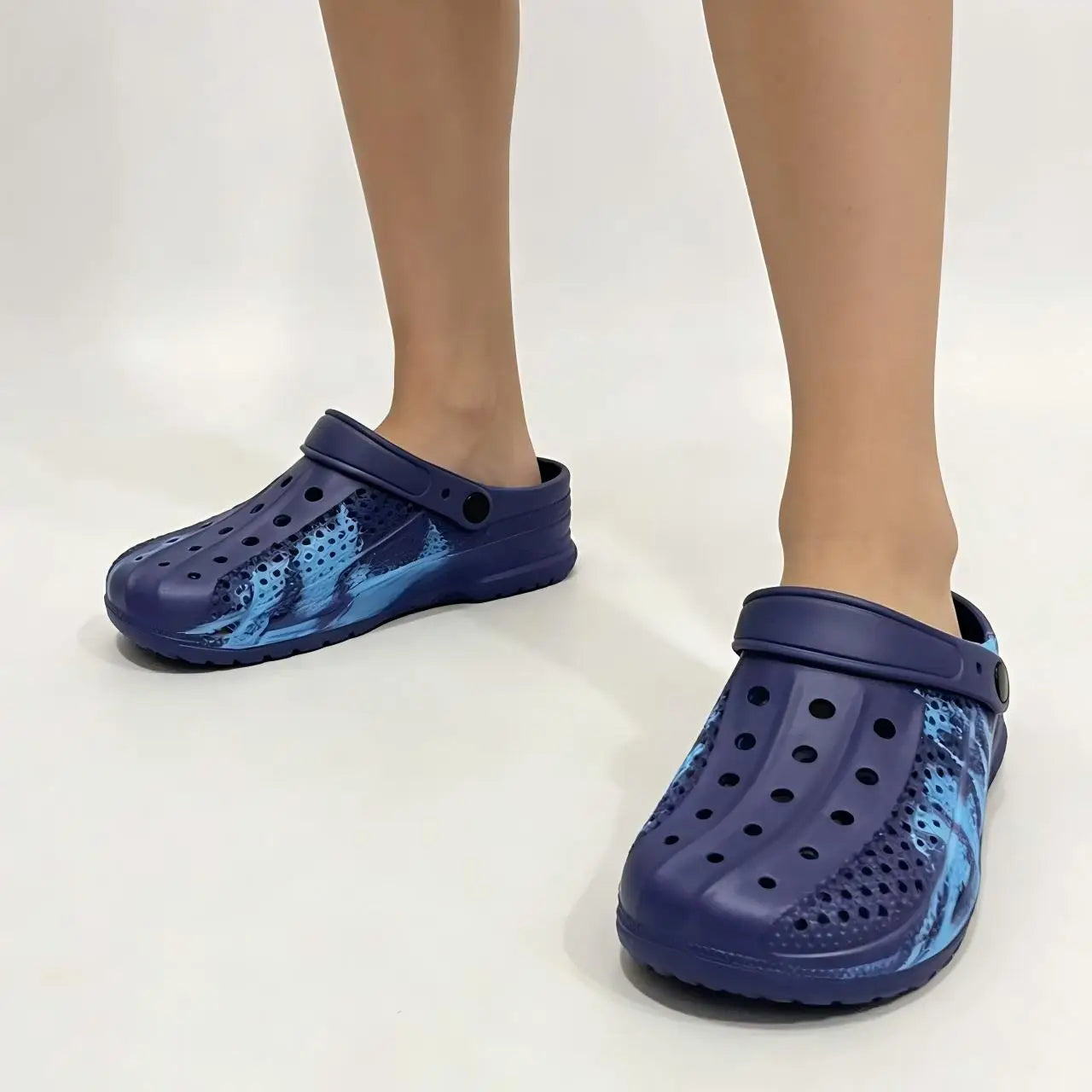 Color-Blocked EVA Beach Clogs