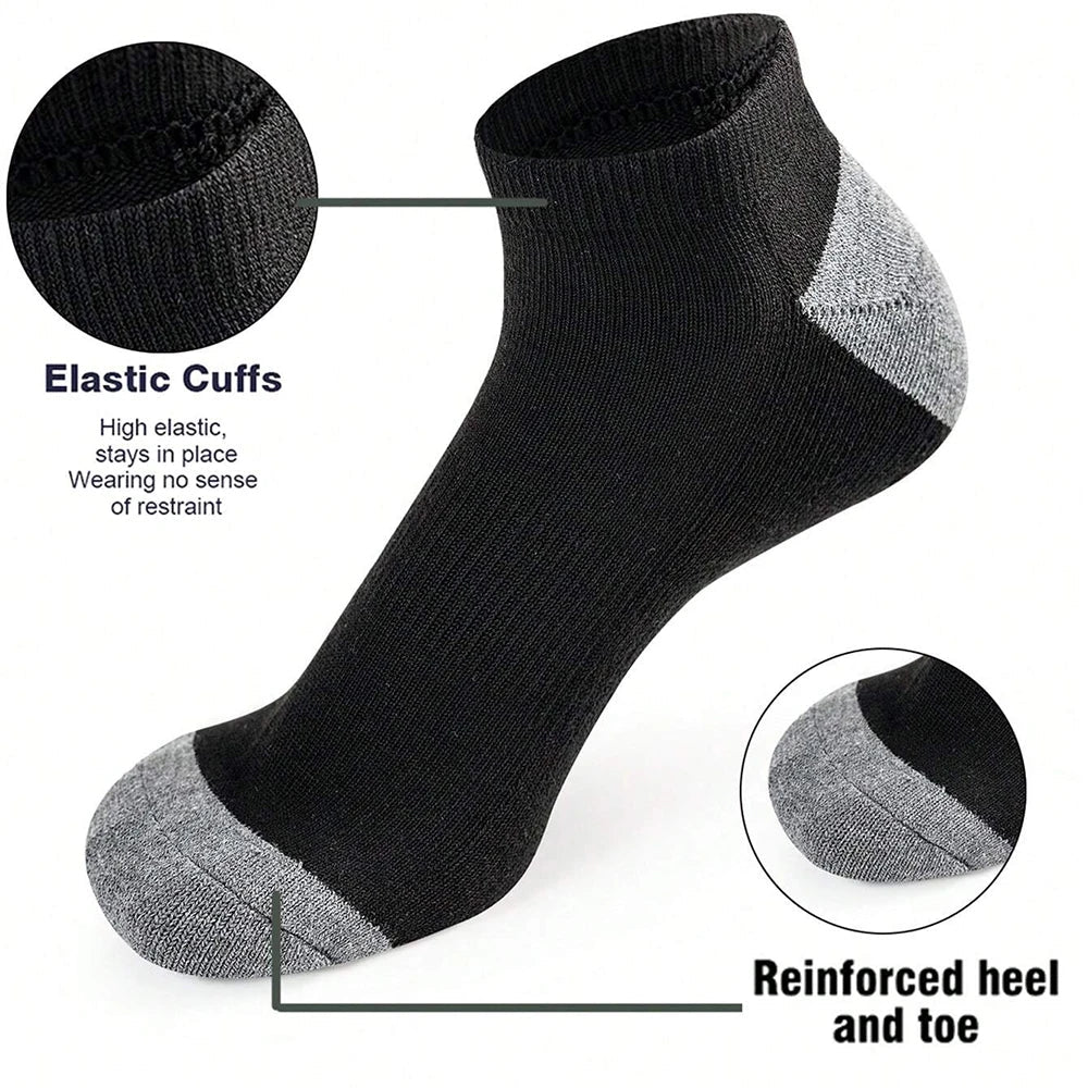 10 Pairs Breathable Low Cut Socks