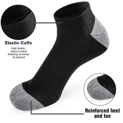 10 Pairs Breathable Low Cut Socks