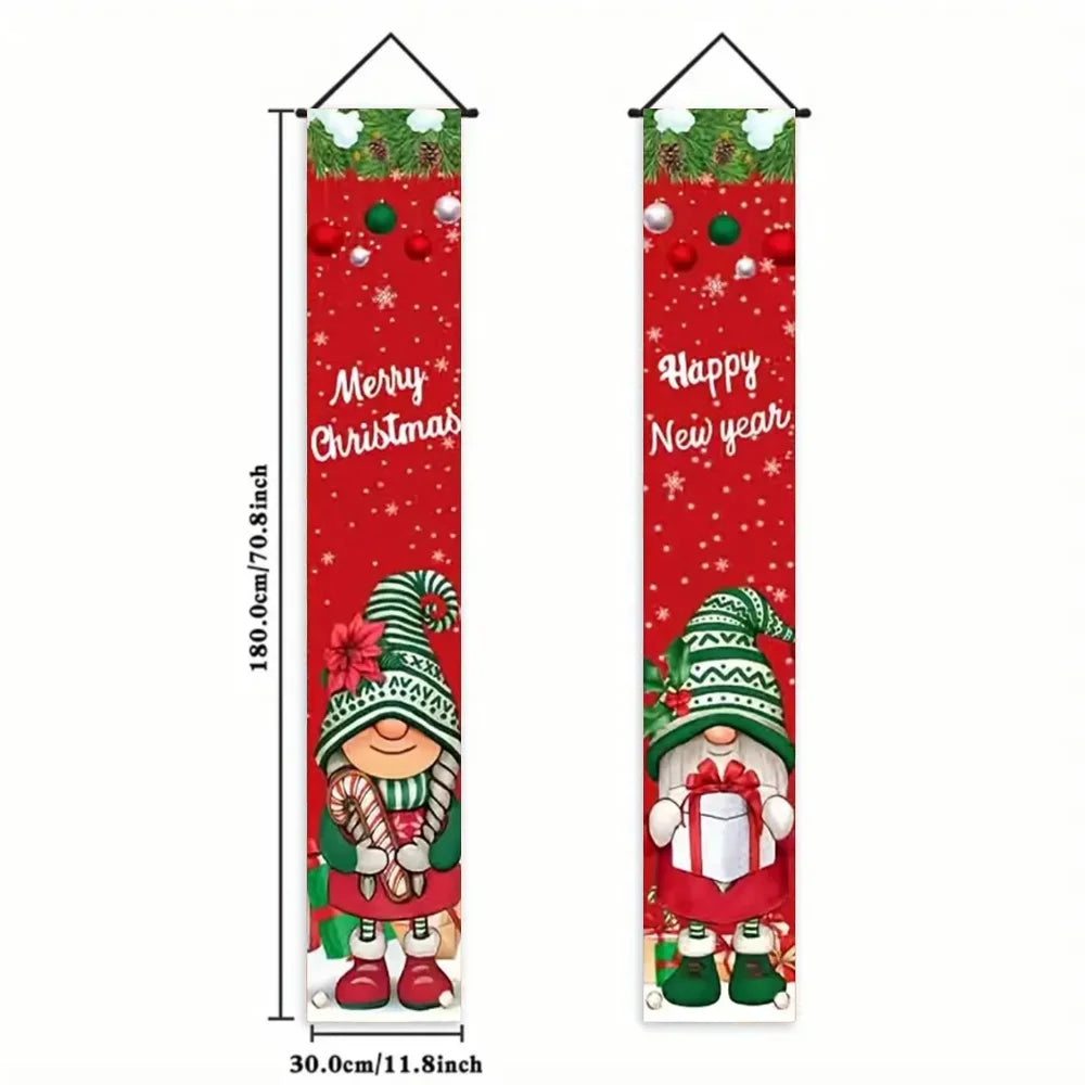Christmas Santa Door Banner