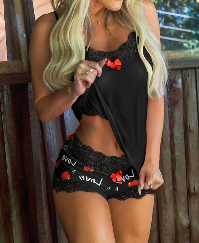 Valentine Heart Pajama Set