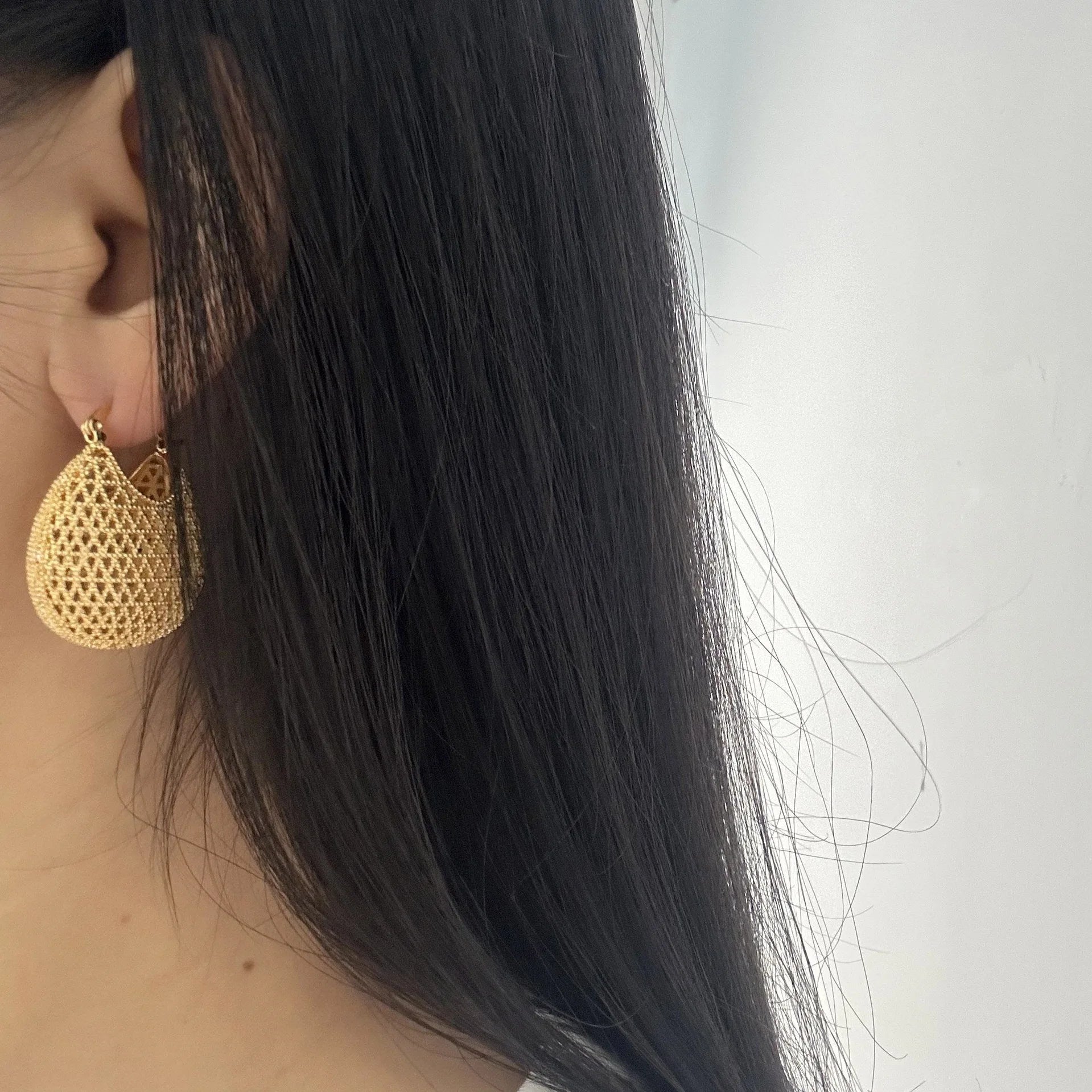 Minimal Silver Ball Hoops