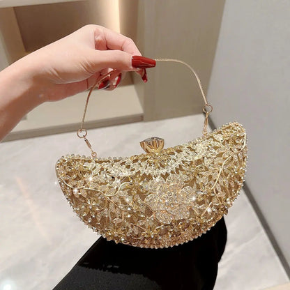 Rhinestone Evening Clutch Bag