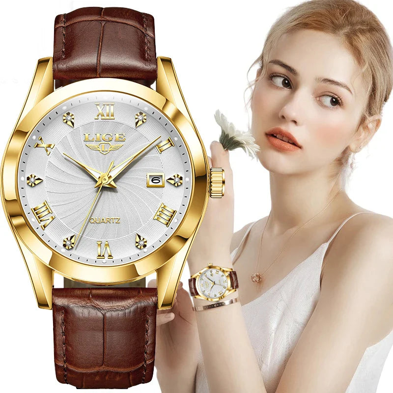 Luxury Women's Leather Watch