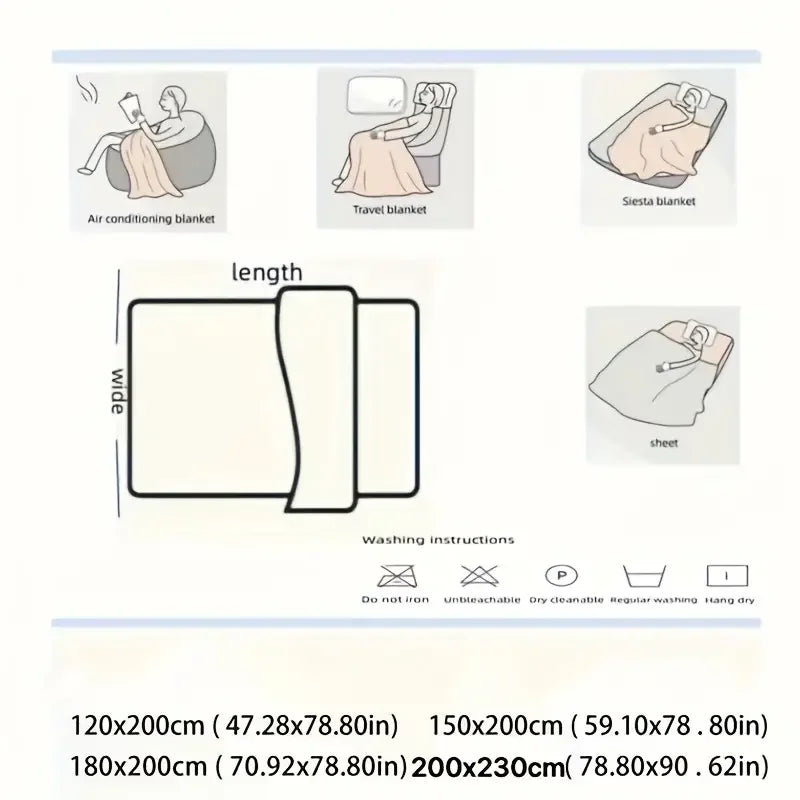 Soft Rabbit Velvet Blanket