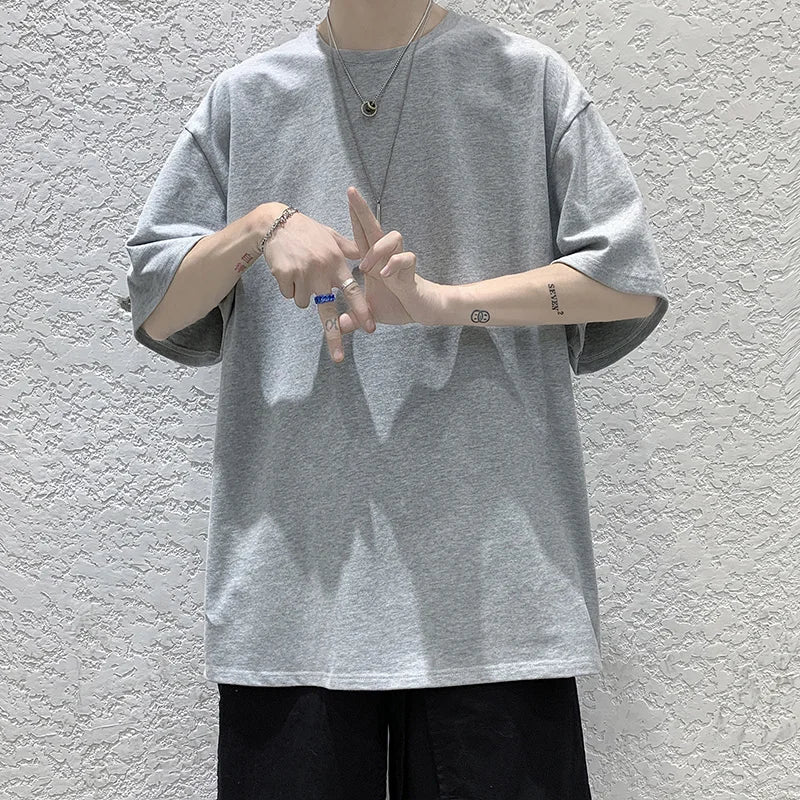 Oversized Cotton Casual Tee