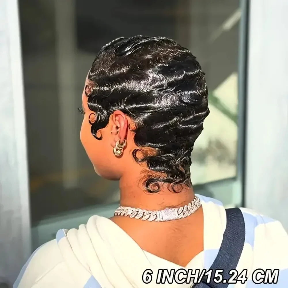 Women Pixie Cut Wig