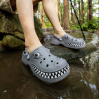 Crocodile Print House Clogs