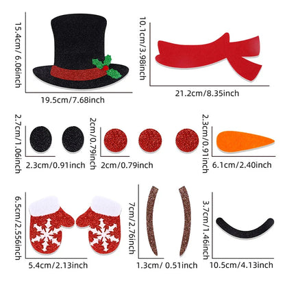 Christmas Door Stickers