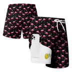 Duck Print Quick-Dry Swim Trunks