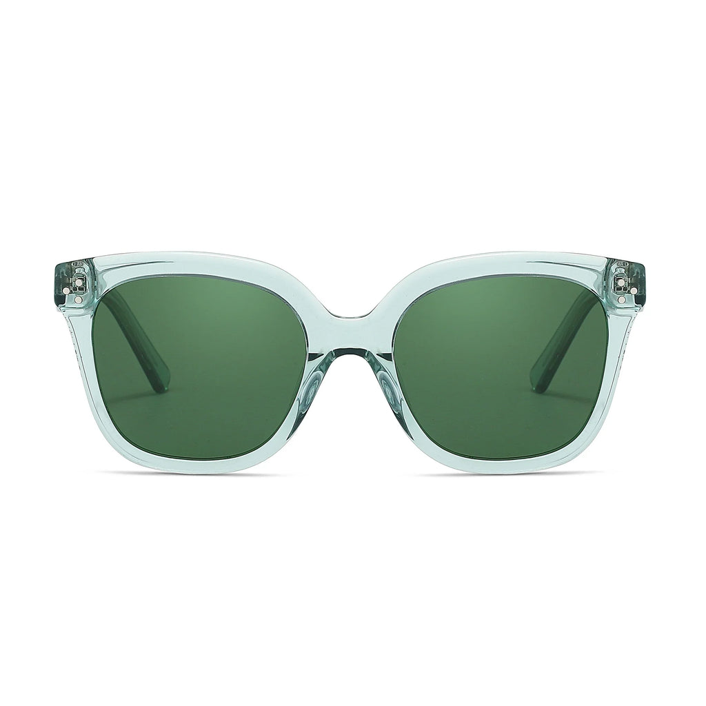 Square Polarized Acetate Sunglasses