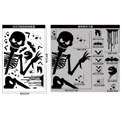Halloween Skeleton Hand Stickers