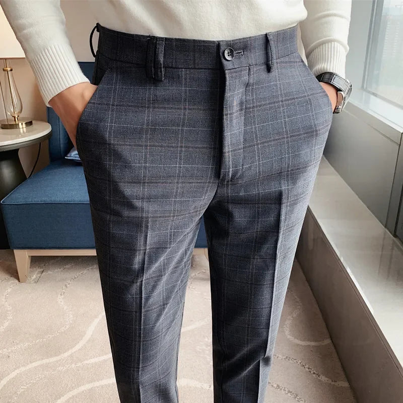 Slim Formal Wedding Suit Trousers