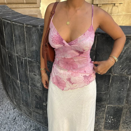 Vintage Floral Boho Top