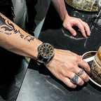 CILOA Round Table Leather Watch
