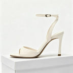 Ankle Strap High Heels Square