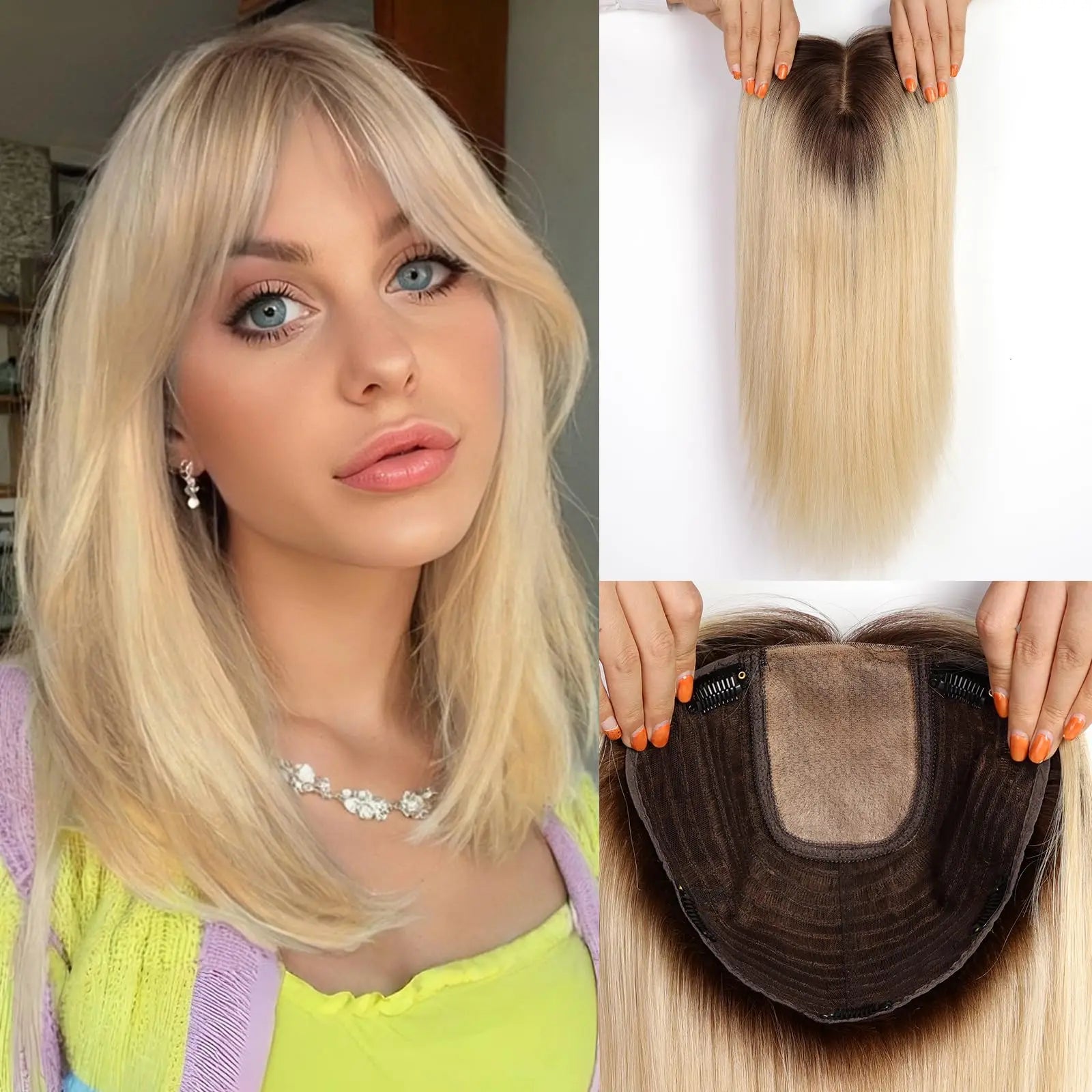 Remy Hair Topper