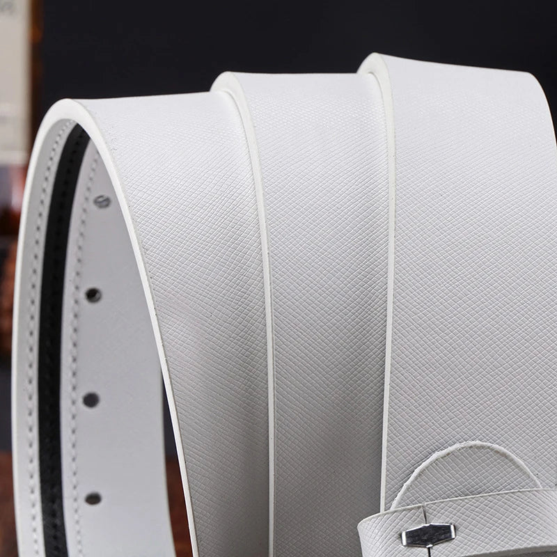 Men’s leather pin belt