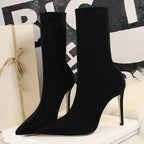 Silk Sock Heels