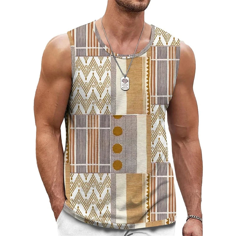 Retro Streetwear Graphic Tank Top