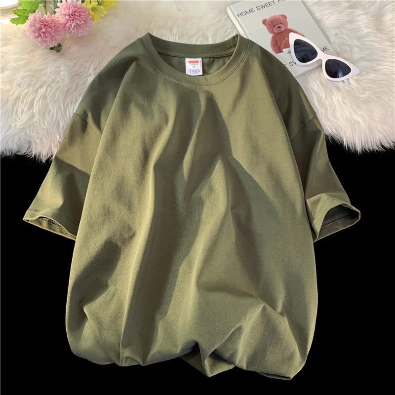Oversized Cotton Casual Tee