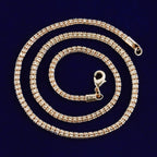 Women’s Gold Plated Snake Link Necklace