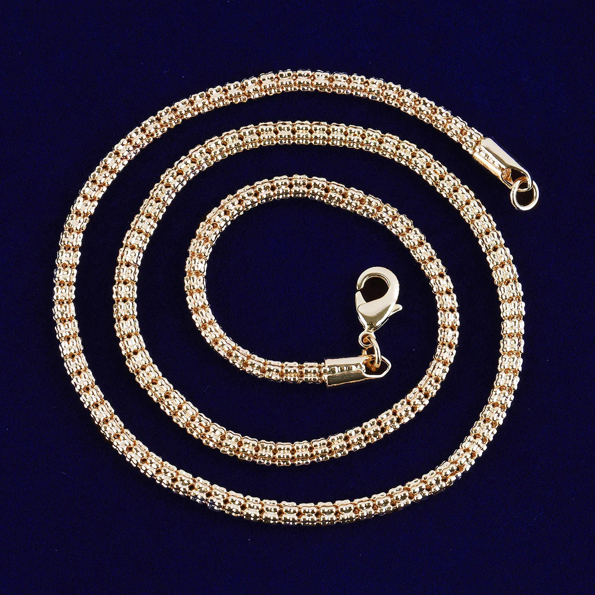 Women’s Gold Plated Snake Link Necklace