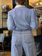 Striped Single-Breasted Shirt