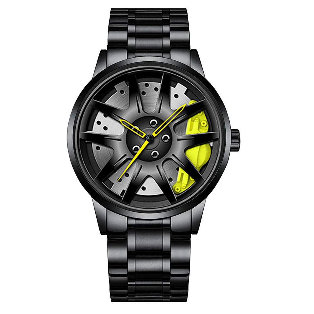 Luxfacigoo Car Wheel Quartz Watch