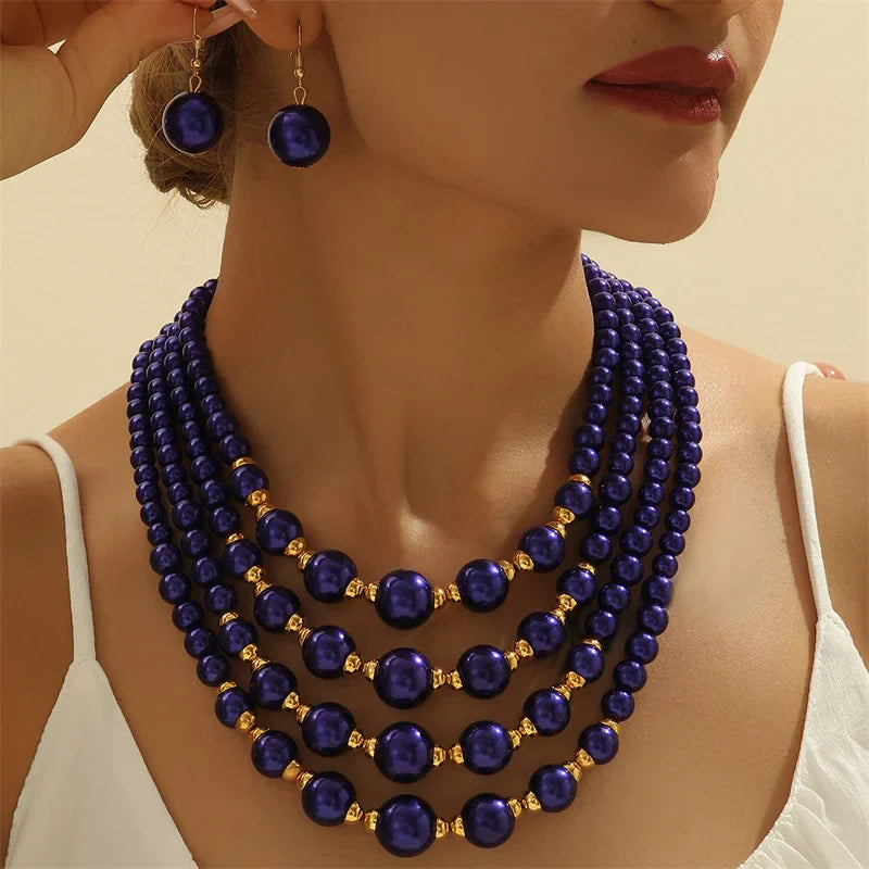 Multi-Layer Beads Necklace