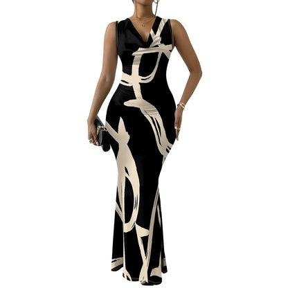 Summer Mermaid Maxi Dress