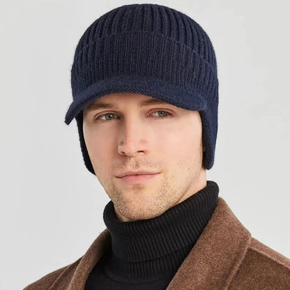 Men's Winter Knitted Ear Protection Hat