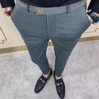Slim Fit England-Style Suit Trousers