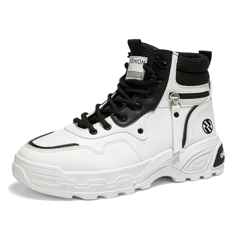 Soft-Sole High-Top Leisure Boots