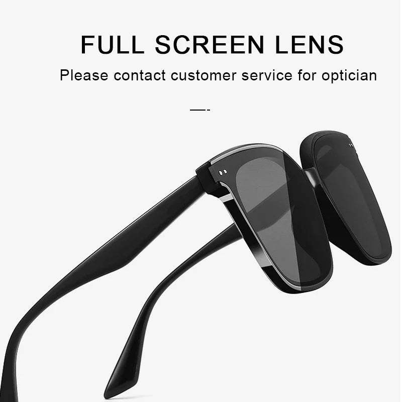 Oversized Acetate Polarized Sunglasses